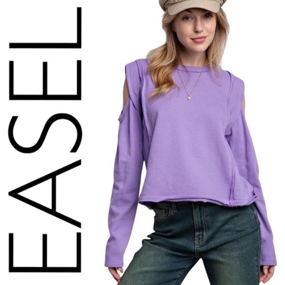 easel Tops - P062:  EASEL NWT TOP GRAPE (C1)